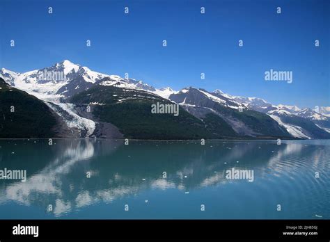 Glacier mountain range in College Fjord, Alaska Stock Photo - Alamy