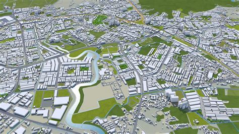 Seberang Perai, Malaysia 30km - 3D Model by 3dstudio