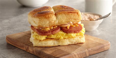 SPAM® Egg and Cheese Breakfast Sandwich | Spam