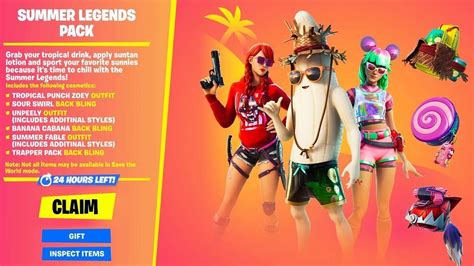 Fortnite: Summer Legends Pack (XBOX ONE) cheap - Price of $9.69