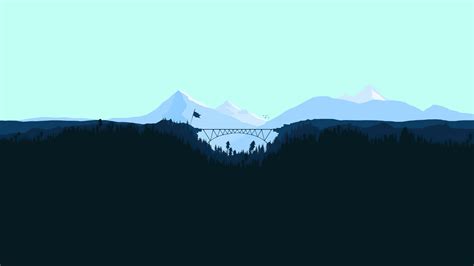 Snowy Peak Flat Mountains Minimal 4k Wallpaper,HD Artist Wallpapers,4k ...