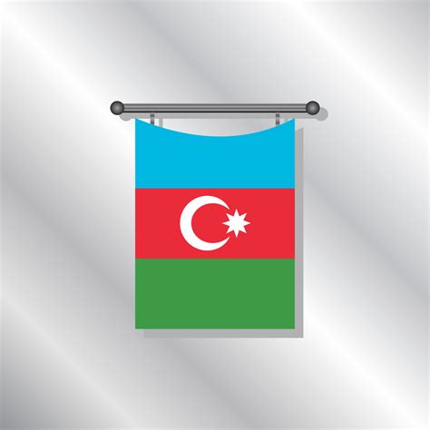 Illustration of Azerbaijan flag Template 13370488 Vector Art at Vecteezy