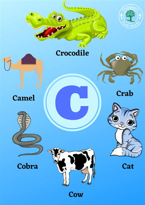 Animals name with Letter - C | Image quotes, Lettering, Teaching