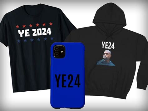 Ye24 Merch for Kanye West's Potential Presidential Run Floods Sites