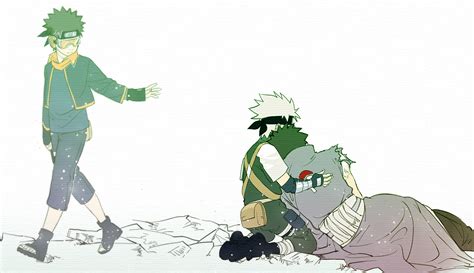 Obito and Kakashi - Team Minato Fan Art (37194318) - Fanpop