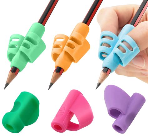 Buy StyloPack of 6 Pencil Grips for Kids Handwriting Perfect Pencil ...