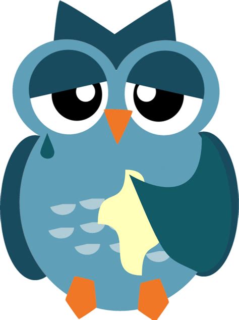 Sad owl | Free SVG