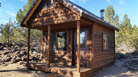 12×16 Cabin with 4′ Porch – Oregon TimberWerks