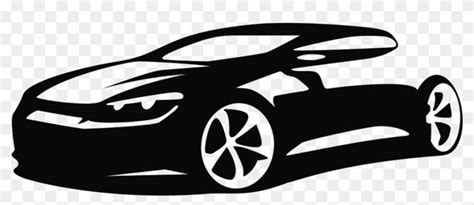 Find hd Car Silhouette Clip Art Outline Png Download - Sports Car ...