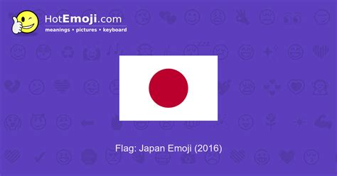 🇯🇵 Flag: Japan Emoji Meaning with Pictures: from A to Z