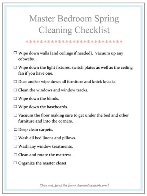 How to Clean the Master Bedroom - Clean and Scentsible