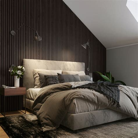 Spice up your bedroom this summer with wood wall paneling!