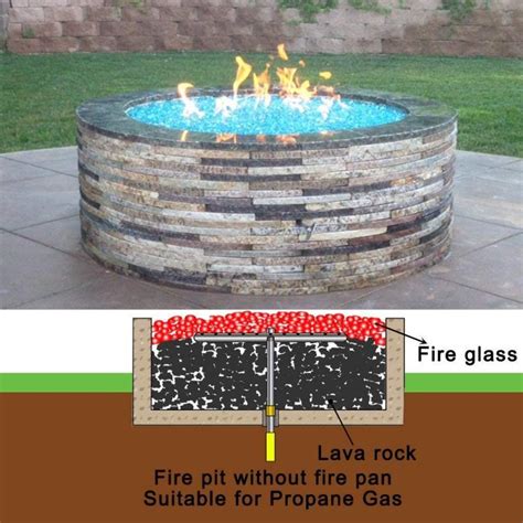 Stanbroil LP Propane Gas Fire Pit Stainless Steel Burner Ring ...