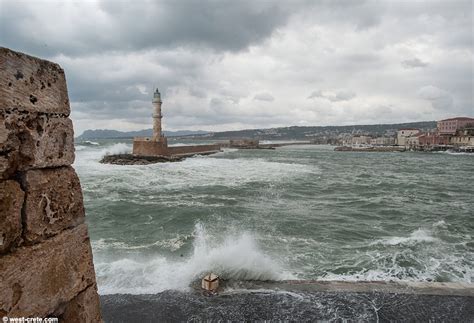 The lighthouse of Chania