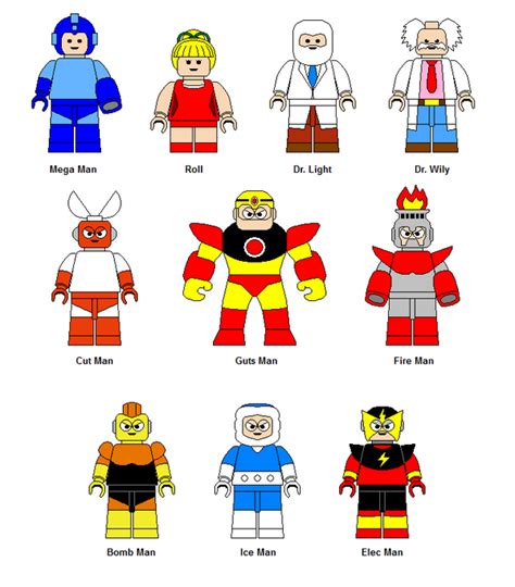 LEGO Mega Man characters by Gamekirby on DeviantArt