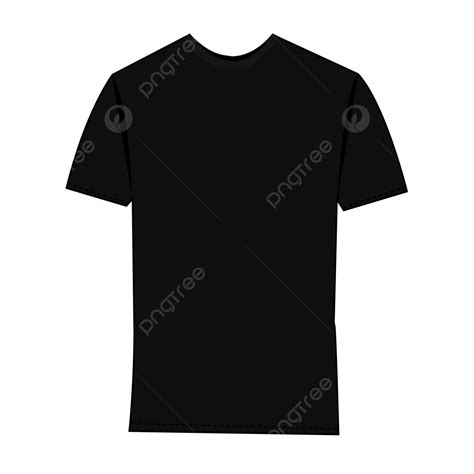 Simple Black T Shirt For Mockup, Black T Shirt Mock Up, Blank T Shirt ...