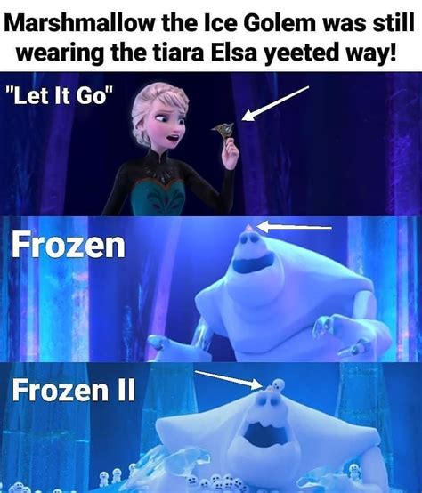 Disney, Frozen 2, Elsa, Memes on Instagram: “Elsa or MARSHMALLOW? 🔥 ️ ️ ...