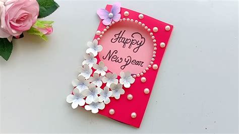 New 80 New Year Greetings Card Design Handmade