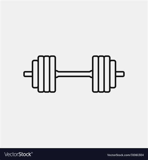 Barbell Vector Logo