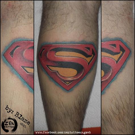 Superman logo tattoo by bLazeovsKy on DeviantArt