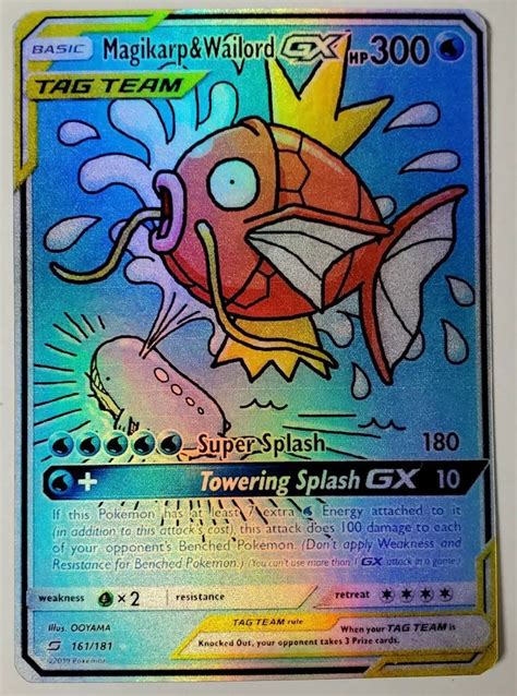 Rare Pokemon Shiny Magikarp Collectible Trainer exotic Holo | Etsy