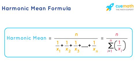 Harmonic Mean - Formula, Definition, Examples, Applications