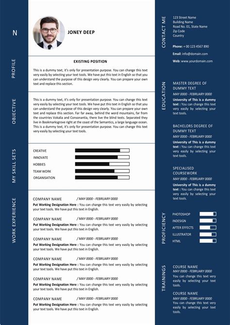 Modern Graphic Designer Resume Template - MS Word Format Download