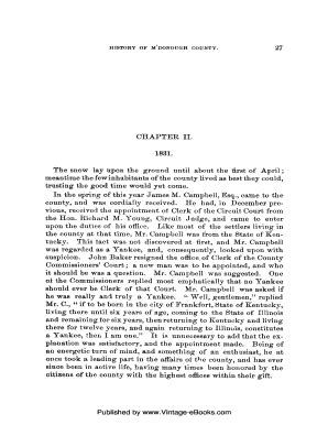 Fillable Online 1878 History of McDonough County Illinois Its Cities ...