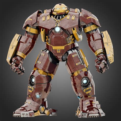 Hulkbuster - Avengers Age of Ultron RIGGED 3D model