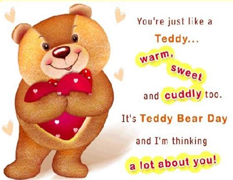 Happy Teddy Bear Day Quotes - ShortQuotes.cc