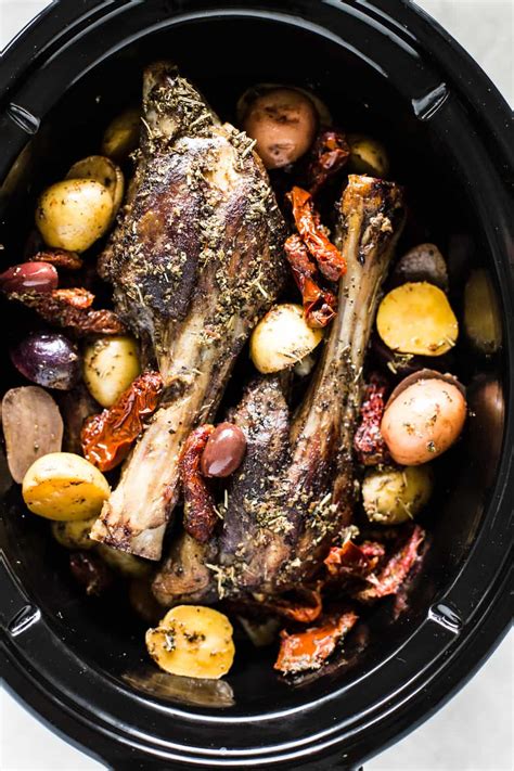 Slow Cooker Greek Lamb Shanks | The Recipe Critic