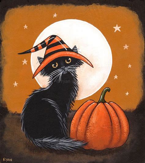 17 Best images about Halloween Cat Art - KilkennyCat on Pinterest ...