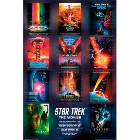 Star Trek The Movies Poster - GeekAlerts