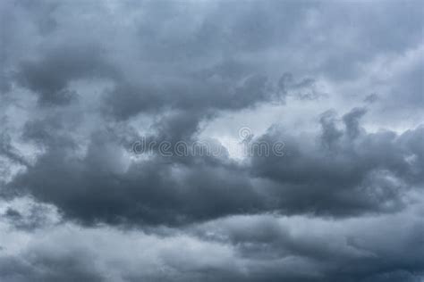 Dark rainy cloudy sky. stock photo. Image of moody, gale - 146317302