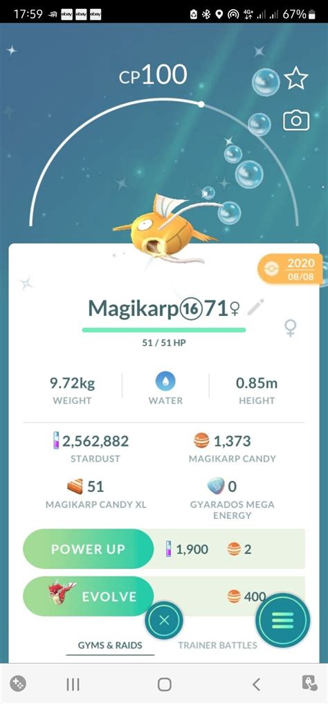 Helpful Shiny Magikarp Pokemon Trade Go on eBay