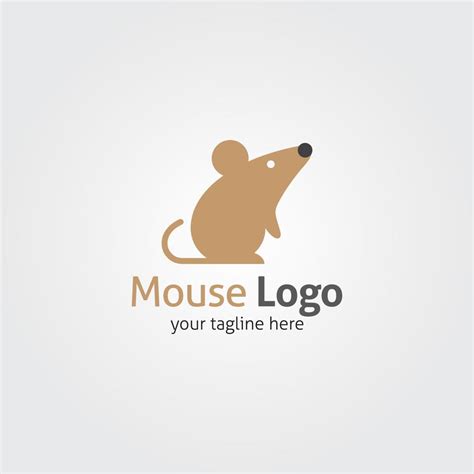 Mouse logo vector design illustration 6230488 Vector Art at Vecteezy