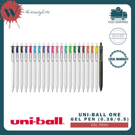 Uni-Ball One Gel Pens (0.38 / 0.5) | Lazada PH