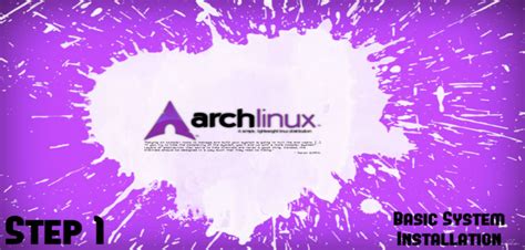 Arch Linux Install Guide - Step 1: Basic Installation - TurluCode