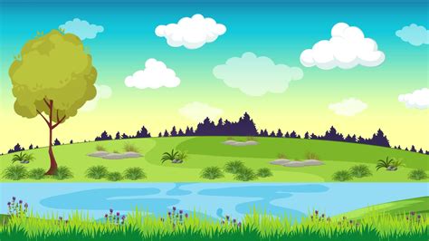 Animated Background River Stock Video Footage for Free Download