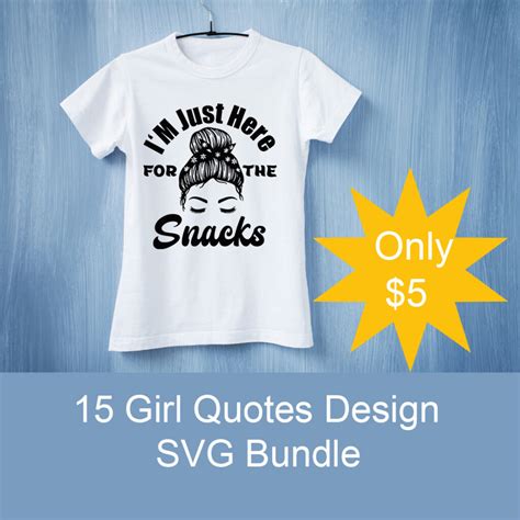 15 Girl Quotes Design SVG Bundle - MasterBundles