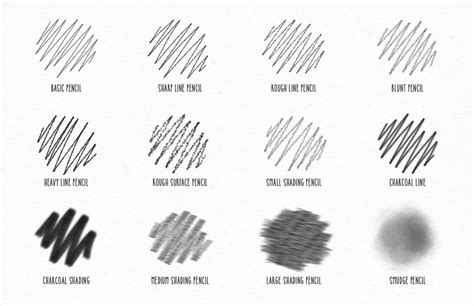 Free Pencil Brushes for Photoshop