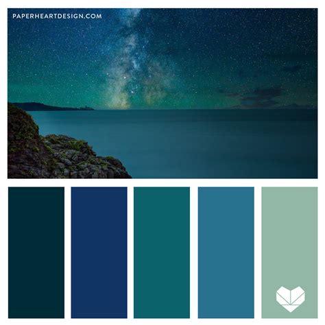 21+ Dark Teal Color Palette | ThaddaeusShahad