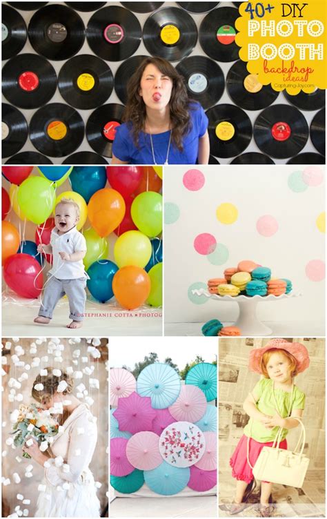 40+ DIY Photo Booth Backdrop Ideas