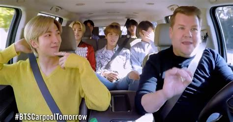 This Sneak Peek Of BTS' 'Carpool Karaoke' Episode Will Crack ARMYs Up