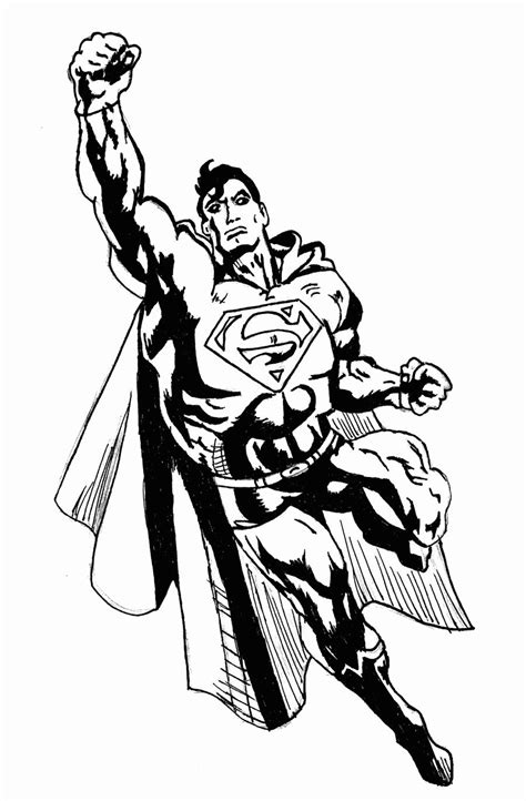 Superman in black and white by ilovepretzles on DeviantArt