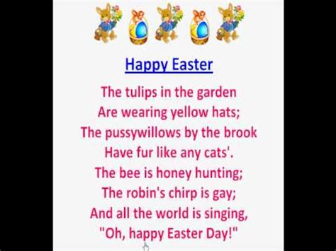 Easter Poems For Kids