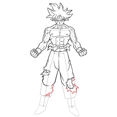 Goku Normal Form Drawing