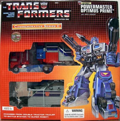 Powermaster Optimus Prime Commemorative Series II Apex Armor