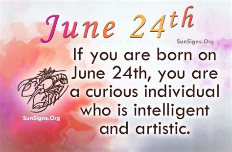 June 24 Famous Birthdays | Sun Signs