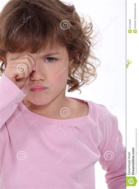 A crying child stock photo. Image of emotional, childhood - 35740920